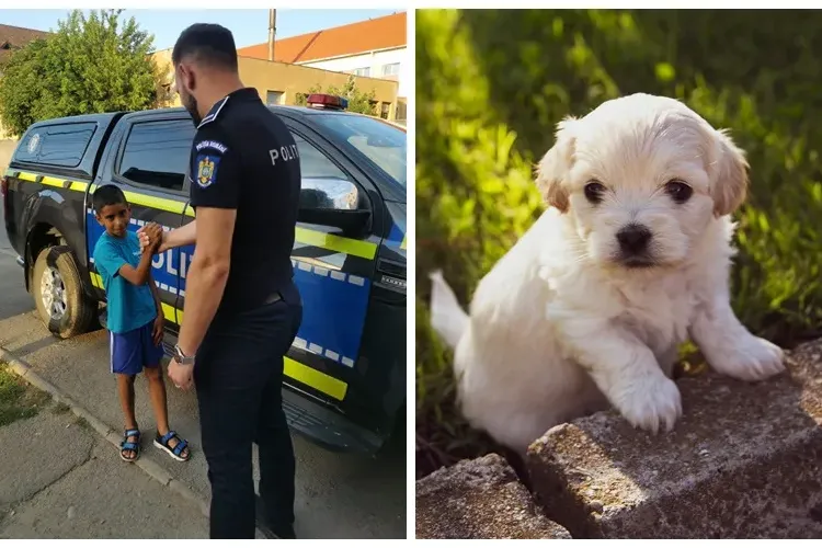 Polițiștii din Cluj nu au stat pe gânduri și au răspuns unui apel venit de la un băiat de 12 ani - FOTO   
