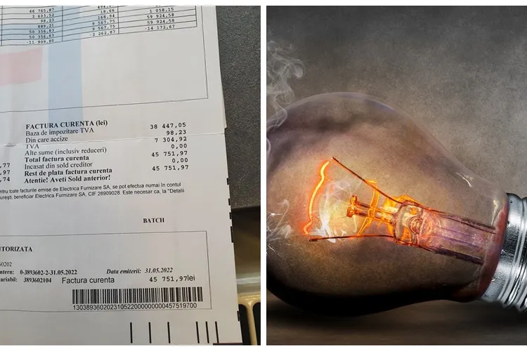 L-au CURENTAT! Electrica Cluj i-a emis o factură de jumătate de miliard de lei vechi - FOTO