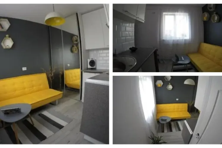 VIDEO/FOTO: Celebra garsonieră de 11 mp din Cluj-Napoca, dată din nou spre închiriere. Proprietarul cere alt preț de data aceasta
