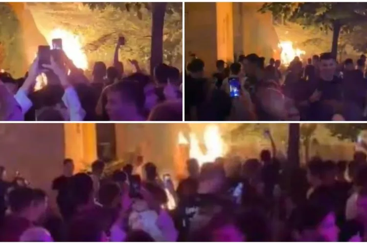 VIDEO - Incendiu la un club. Zeci de oameni au fost evacuaţi: „De când cu Colectiv, doar o scânteie într-un local mă face să mă îndoiesc de siguranță”