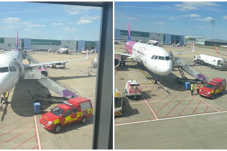 Unei femei i s-a făcut rău în zborul Cluj-Napoca - Luton, Londra. Ambulanța a venit după 2 ore de la aterizare - FOTO   