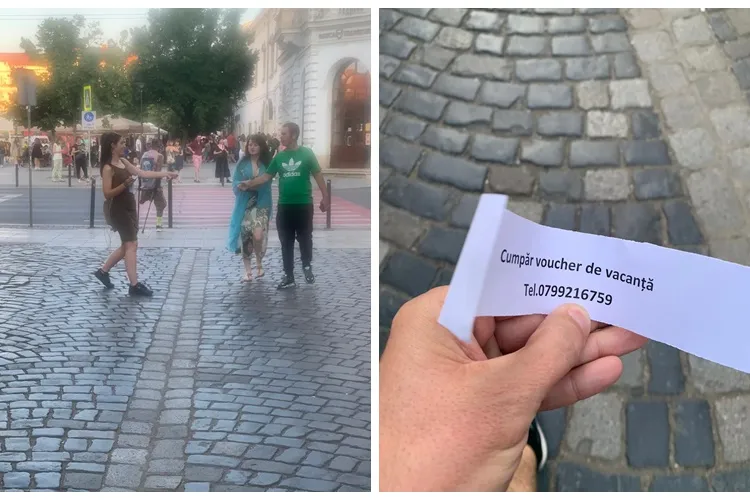 Legea e în vacanță la Cluj! Vouchere de vacanță cumpărate pe stradă la Cluj-Napoca, în centrul orașului - VIDEO