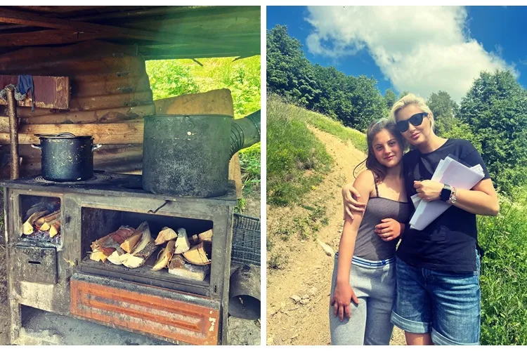 Lecție de viață pentru “domnii” de la oraș! O fată din Cluj merge zilnic câte 2 ore pe drum spre școală și apoi spre acasă - FOTO   