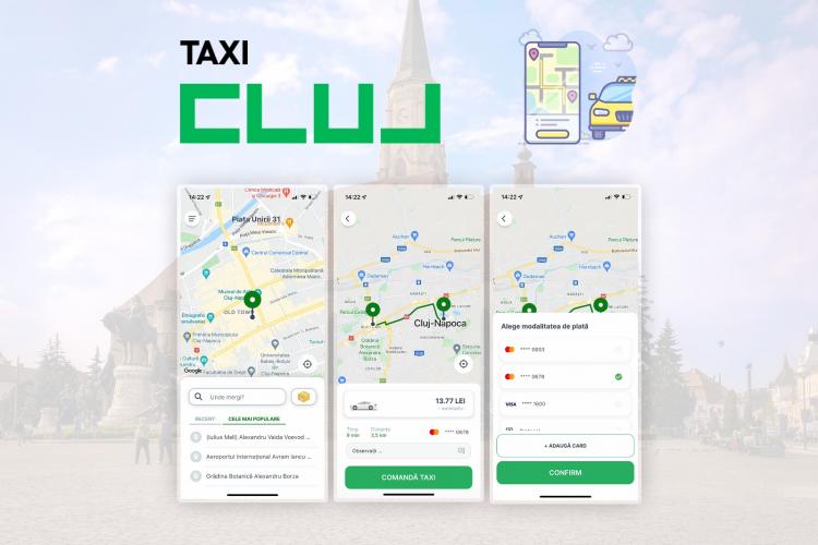Cea mai faină aplicație de taxi funcționează acum în Cluj! La Cluj Taxi ai promoții de până la 50%, iar șoferii nu pot anula cursele scurte   