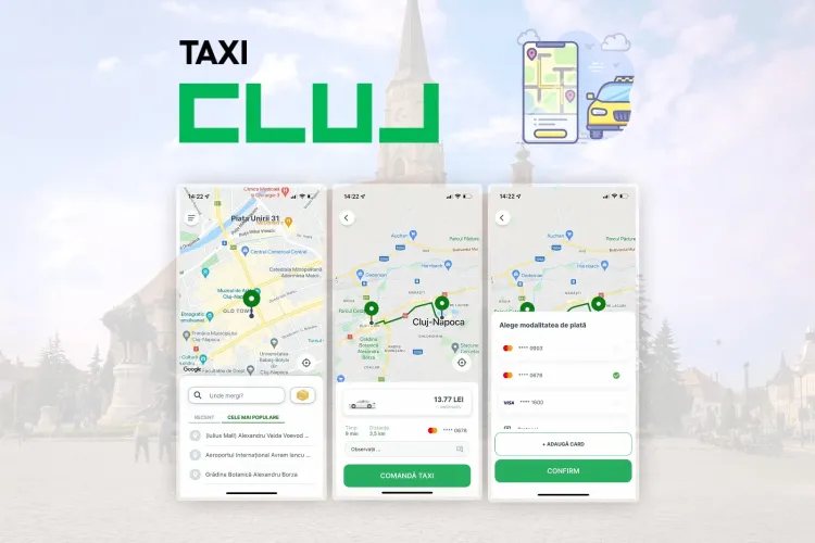 Cea mai faină aplicație de taxi funcționează acum în Cluj! La Cluj Taxi ai promoții de până la 50%, iar șoferii nu pot anula cursele scurte   