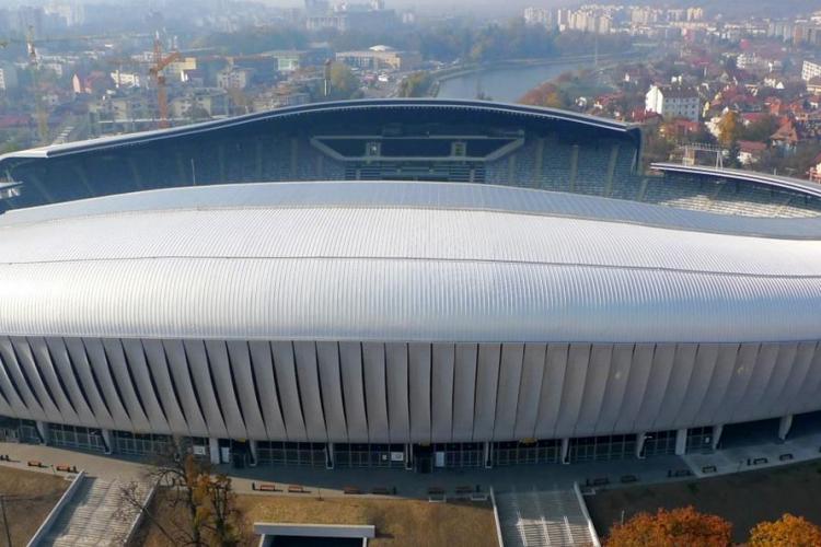 Cluj Arena, mâncată de faliment, pentru că societatea nu a reușit să facă stadionul rentabil 