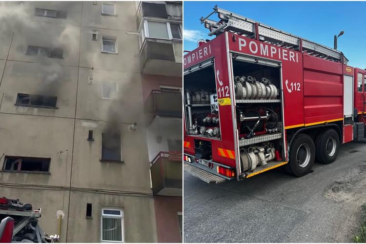 Incendiu la un apartament pe strada Louis Pasteur, din Zorilor    