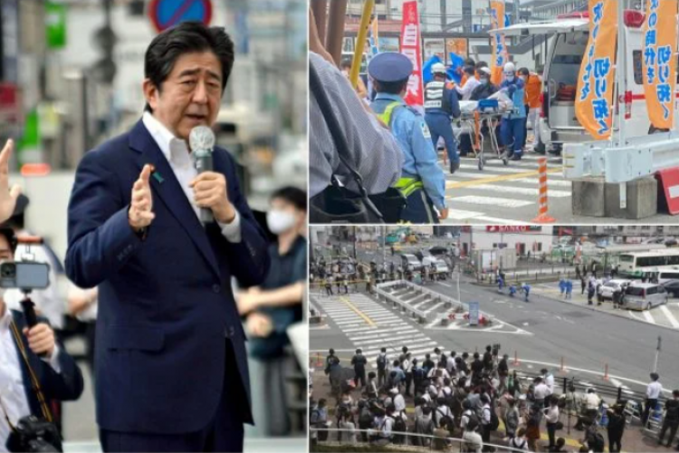 VIDEO/FOTO - Fostul premier japonez, Shinzo Abe, împușcat, în această dimineață, în timp ce susținea un discurs la un miting electoral