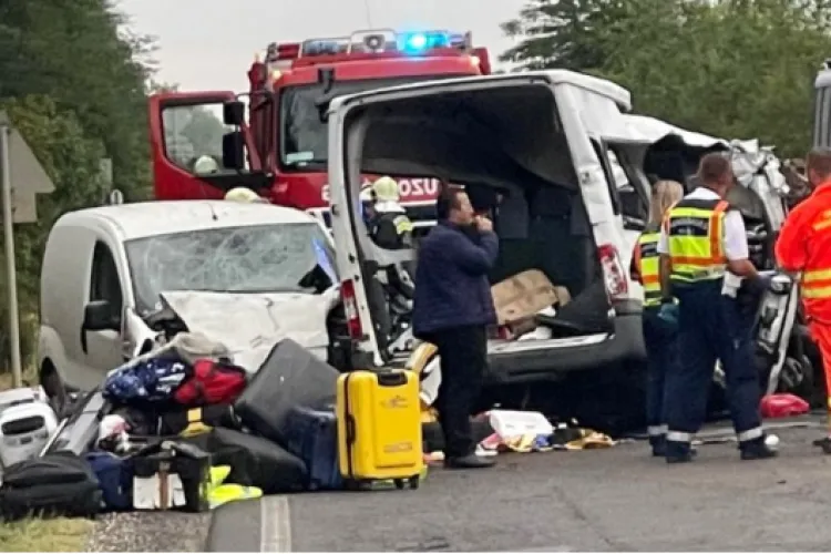 VIDEO - Doi morți și nouă răniți în urma unui accident fatal în care a fost implicat un microbuz plin cu români 