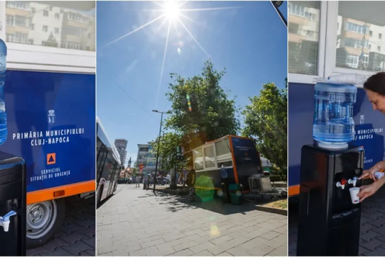 Primăria municipiului Cluj-Napoca a luat măsuri suplimentare pentru perioada caniculară. Vezi care sunt zonele în care s-au amplasat refugii