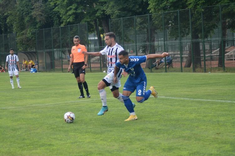 Jucătorul hulit și contestat de galeria U Cluj, a marcat o dublă în amicalul cu Minaur Baia Mare - FOTO   