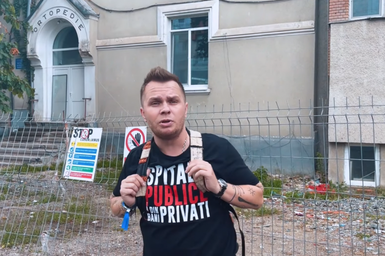 Codin Maticiuc a fost la cel mai ”pușcat” spital din Cluj! Adună bani pentru renovarea acestuia - VIDEO   
