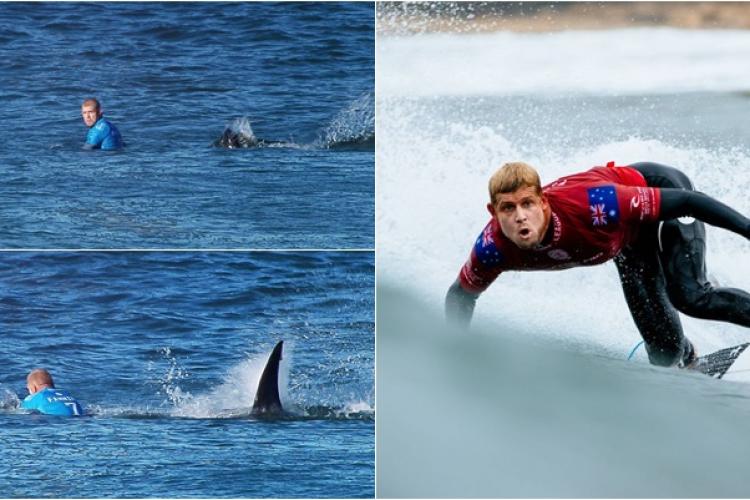 VIDEO - Mick Fanning, surferul care a scăpat de două ori din fălcile unui rechin: „Am simțit o apucătură, de parcă piciorul meu era legat de o frânghie”