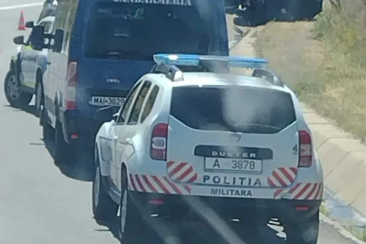 Cistena armatei răsturnată pe varianta Vâlcele - Apahida a contaminat apa potabilă cu motorină - FOTO   