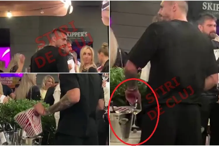 VIDEO - Jucător al Naționalei de fotbal a petrecut la Cluj până dimineața cu 2 blonde sexy. Să ne mai mirăm că ne bat toți desculții?