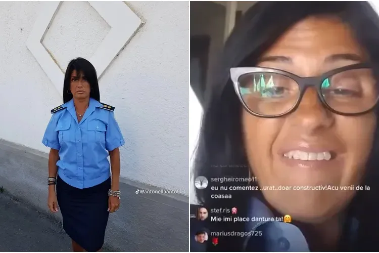 ”Comisarul șef” vedetă pe TikTok continuă LIVE -urile: ”Vorbește cu ”Fă!” cu mămica ta. Eu sunt șefă și am alergie la retardați” - VIDEO
