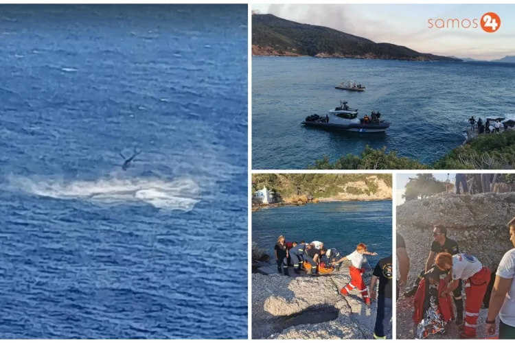 FOTO- Un român şi un grec și-au pierdut viața într-un accident aviatic. Elicopterul în care se aflau s-a prăbușit în mare, în Grecia