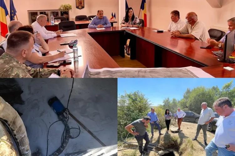 FOTO - Situație dificilă pentru localnicii unei localități clujene. Autoritățile încearcă să soluționeze problema apei contaminate cu motorină 