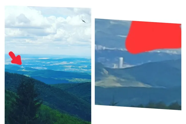 Clujul văzut de la 35 de km! Se vede clar turnul din Mănăștur - FOTO   