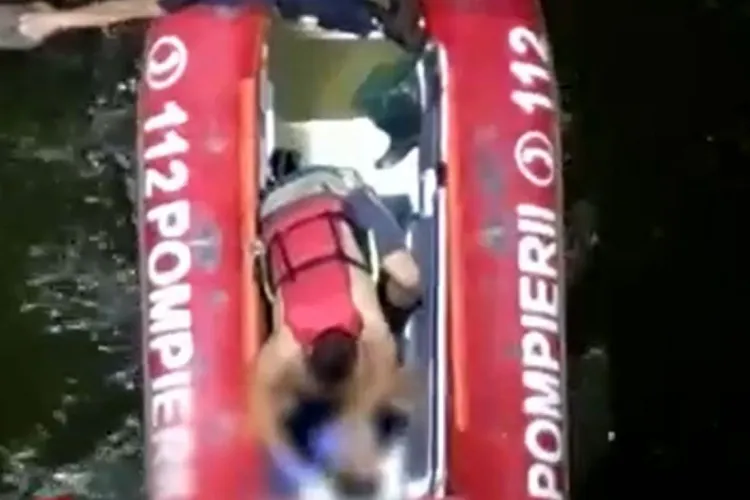 Tentativă de sinucidere ratată. Un bărbat s-a aruncat în Someș, doar că apa era scăzută din cauza secetei