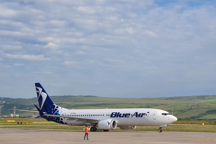 Blue Air, amendată de Protecția Consumatorilor pentru că a anulat sute de zboruri 
