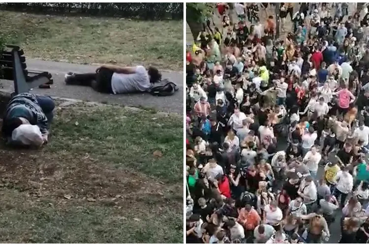 Cazare de 5 stele la Untold! Doi tineri au căzut la datorie la marginea parcului - VIDEO