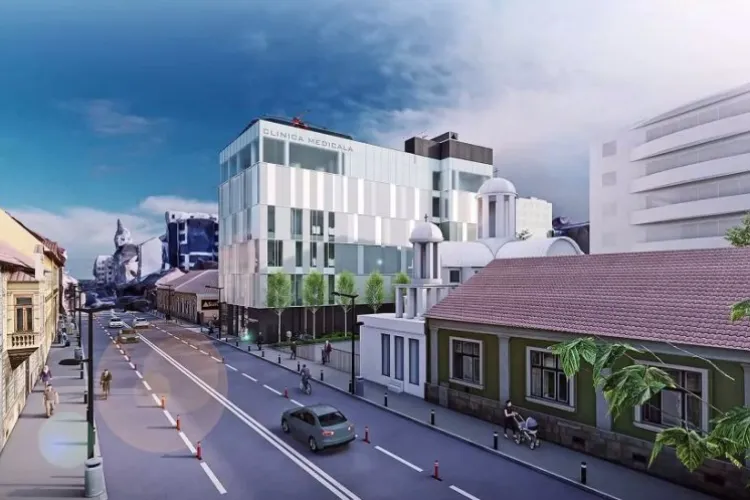 Pe Moților apare un nou spital privat, într-o zonă și așa sufocată de trafic și lume. Mărul discordiei este drumul de acces 