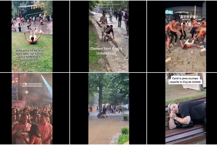 Imagini IREALE de la Untold 2022! Tinerii s-au distrat la maxim - VIDEO TikTok