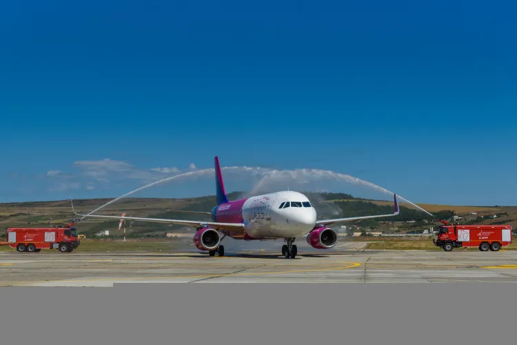 Wizz Air a mai adus o aeronavă la Cluj. Baza de la Aeroport numără acum 7 avioane - FOTO