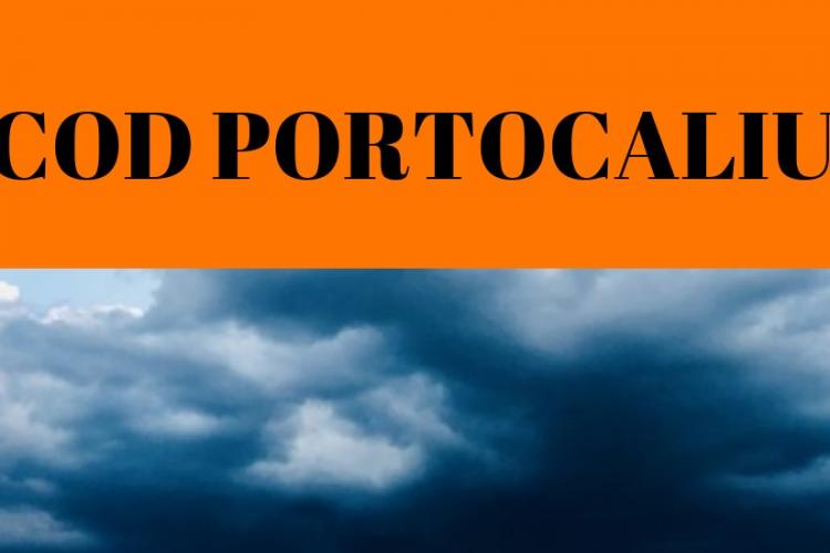 Atenționare ANM: Cod portocaliu de ploi abundente și instabilitate în Cluj