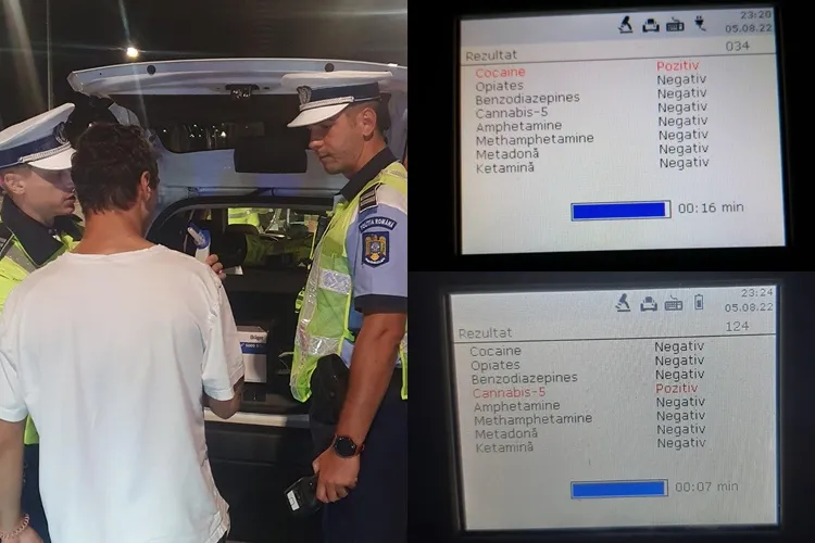 Clujul s-a umplut de șoferi drogați. Doar azi noapte au fost depistate 13 astfel de cazuri. Cocaina și cannabisul, în „preferințele” consumatorilor