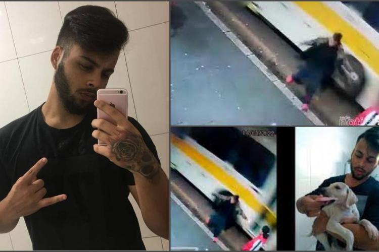 VIDEO - Momentul șocant în care un tânăr este împins direct în fața unui autobuz în mers. Victima a supraviețuit miraculos