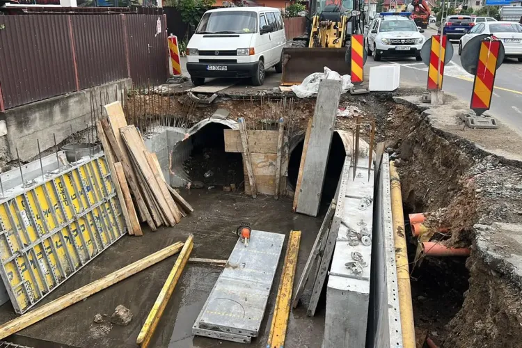 Florești: Vor fi restricții de trafic pe Eroilor, pentru a se putea lucra - FOTO