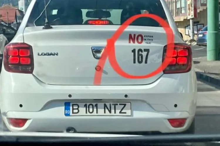 Un taximetrist care refuză să transporte romi a fost pedepsit dur