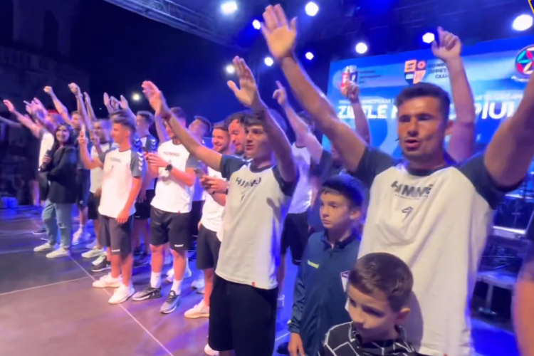 Unirea Dej a bătut Dinamo. Jucătorii au fost primiți cu urale la Zilele Dejului - VIDEO