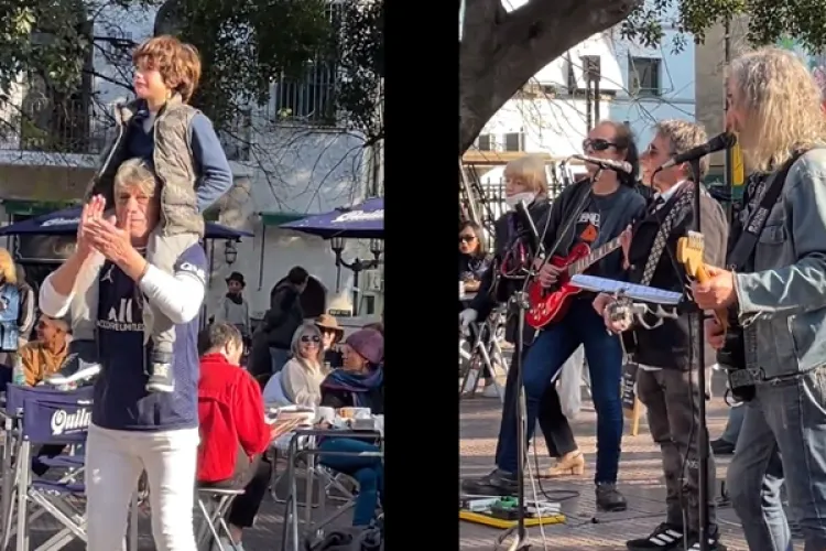 VIDEO - Un copil pierdut, și-a găsit tatăl cu ajutorul muzicii 