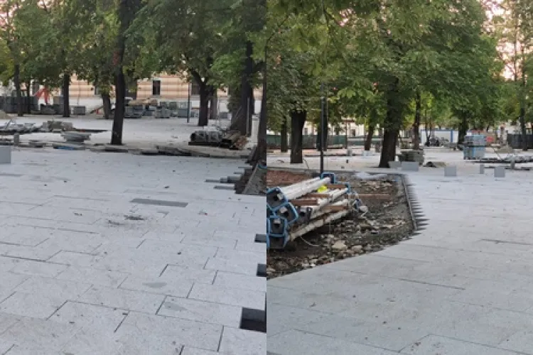 FOTO - Emil Boc, sătul de subiectul noilor parcuri betonate: „V-am explicat de o sută de mii de ori. Întrebați specialiștii”