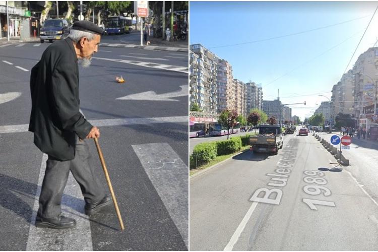 Semafor greu de traversat. Bunicii sunt în pericol: Să traversezi strada la Cluj, e ca la Olimpiadă!