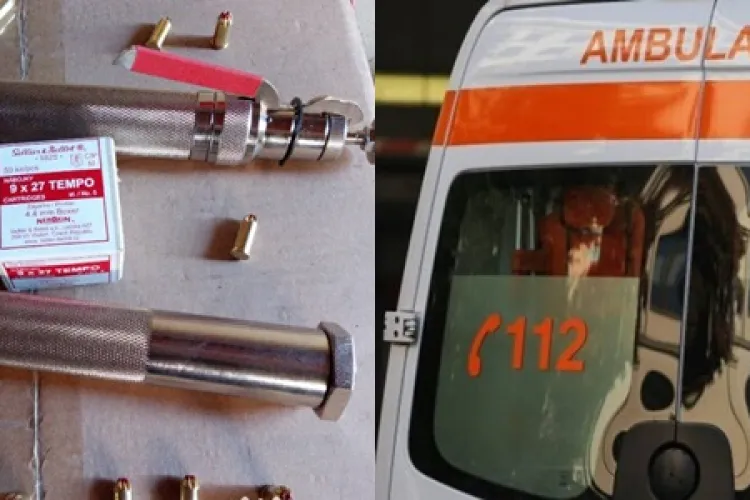 Un bărbat beat a încercat să se sinucidă și s-a împuşcat în cap cu un asomator de animale