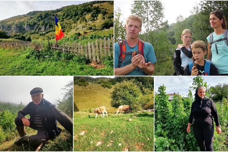 Familie de germani îndrăgostită de Apuseni. Ce le transmit copiilor, când văd satele românești de munte - FOTO și VIDEO