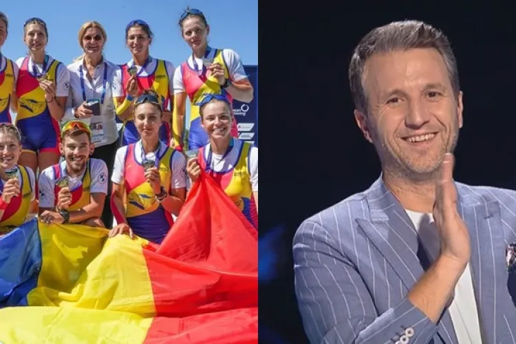 „Orice aș spune e prea puțin”: Ce părere are Andi Moisescu despre performanța lotului de canotaj al României 