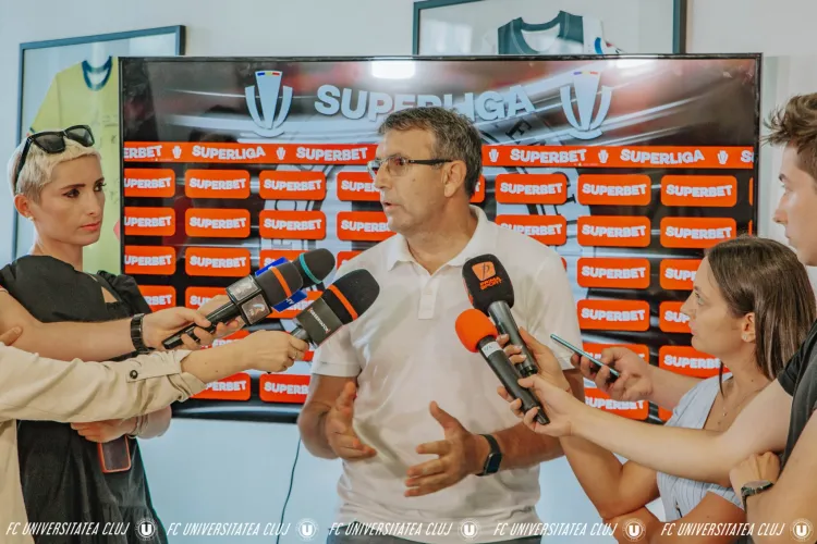 Noul antrenor al U Cluj, Eugen Neagoe, a schimbat obiectivul: Evităm retrogradarea și la anul ne batem la play-off