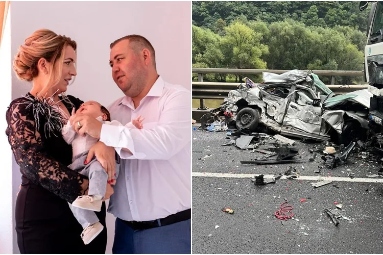 Vieți frânte din cauza grabei! Familie din Alba moartă în accident pe Valea Oltului. Mama s-a stins cu copilul de un an în brațe - FOTO