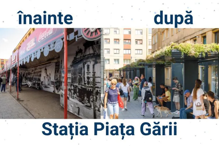 Ce bine arată stația de autobuze din Piața Gării! Emil Boc a vizitat investiția - FOTO