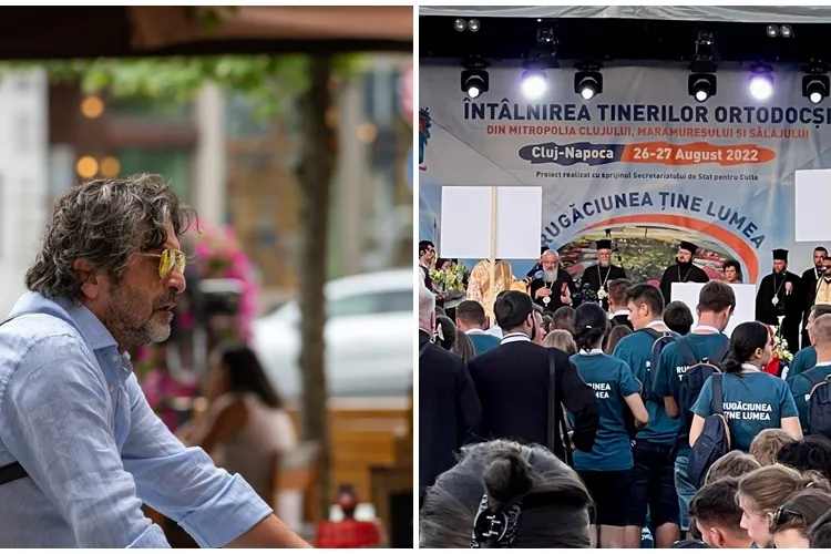 Un cârciumar controversat din Cluj-Napoca, nemulțumit că și ordotocșii au primit o scenă în Piața Unirii - FOTO