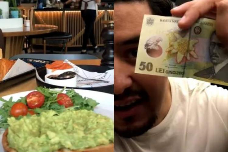 Ce reacție a avut un american după ce a plătit 60 de lei pentru un mic dejun în România, la un restaurant - VIDEO