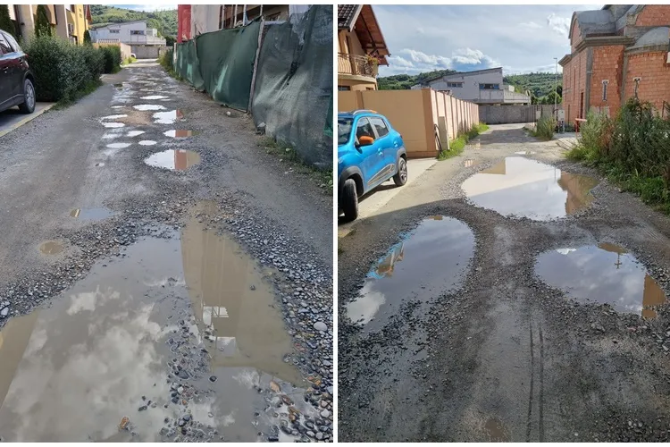 O femeie din Florești critică starea drumului: ”No words needed!” / Un vecin expune o situație IREALĂ