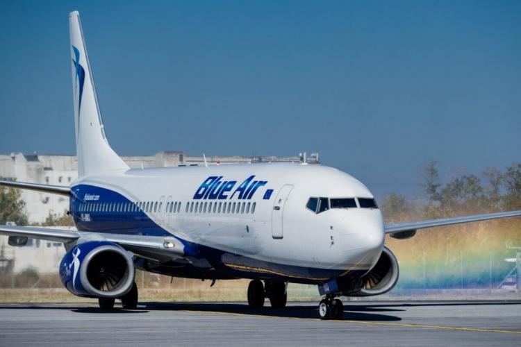 Blue Air suspendă TOATE zborurile din și către România