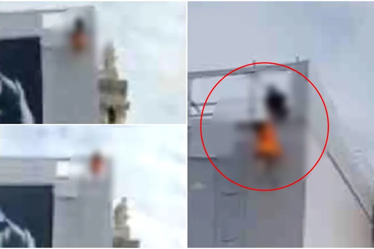 Turistă salvată în ultimul moment! A vrut să se arunce în gol de pe acoperişul unei biserici