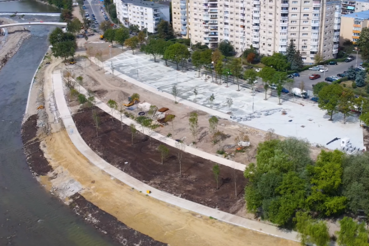 Cu cât s-au scumpit lucrările de pe malurile Someșului, din Grigorescu - VIDEO